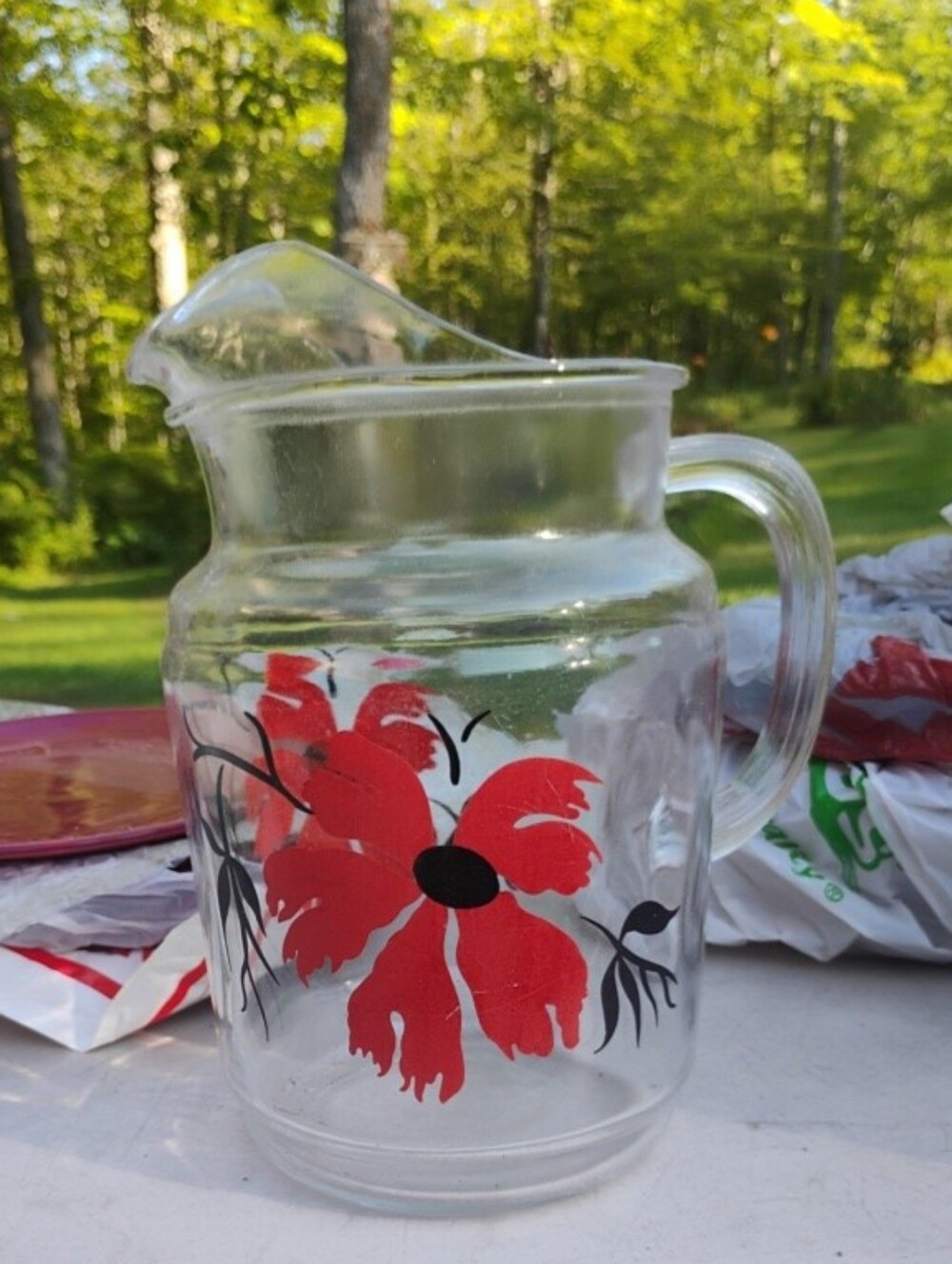 π« Modern CAST IRON Fondue Set Porcelain
Pot Lid & Skewers BARN RED & Recipes - Picture 10 of 17